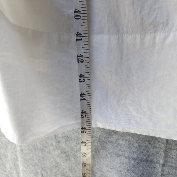 LoveShackFancy Rebecca Eyelet Lace Embroidered Tiered Button Front Midi Dress - Picture 13 of 13